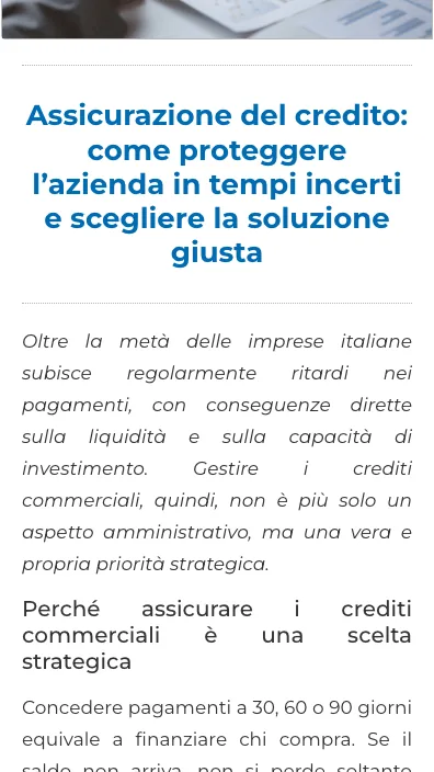 Anteprima dell’articolo: CreditNews