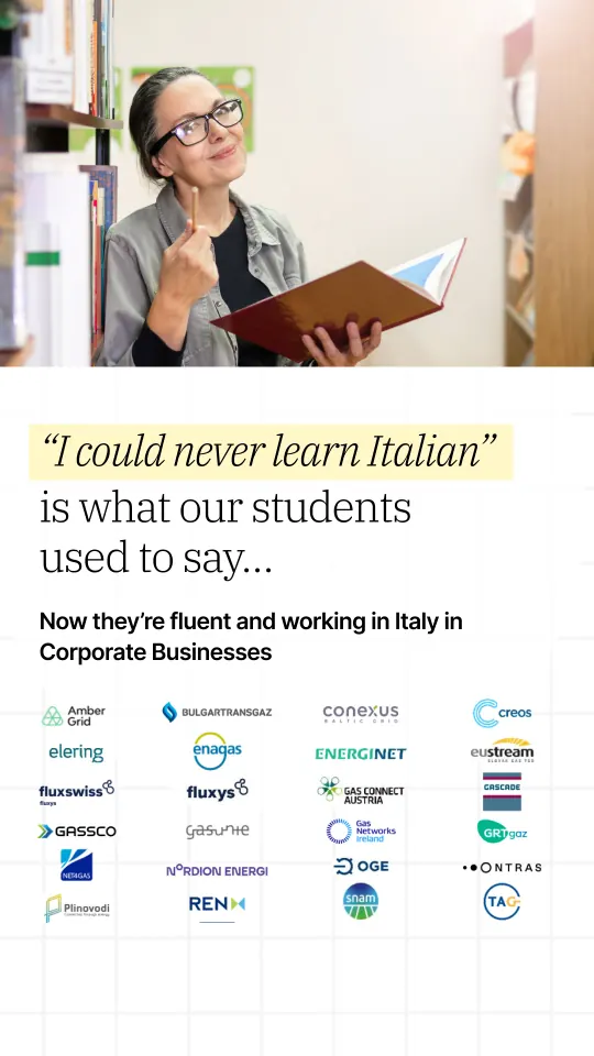 Creatività per campagne Meta Ads: testimonianza per un corso di italiano con una studentessa adulta