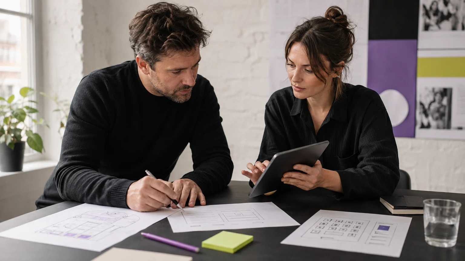 Una consulente strategica e un designer progettano un lead magnet intorno a un problema concreto