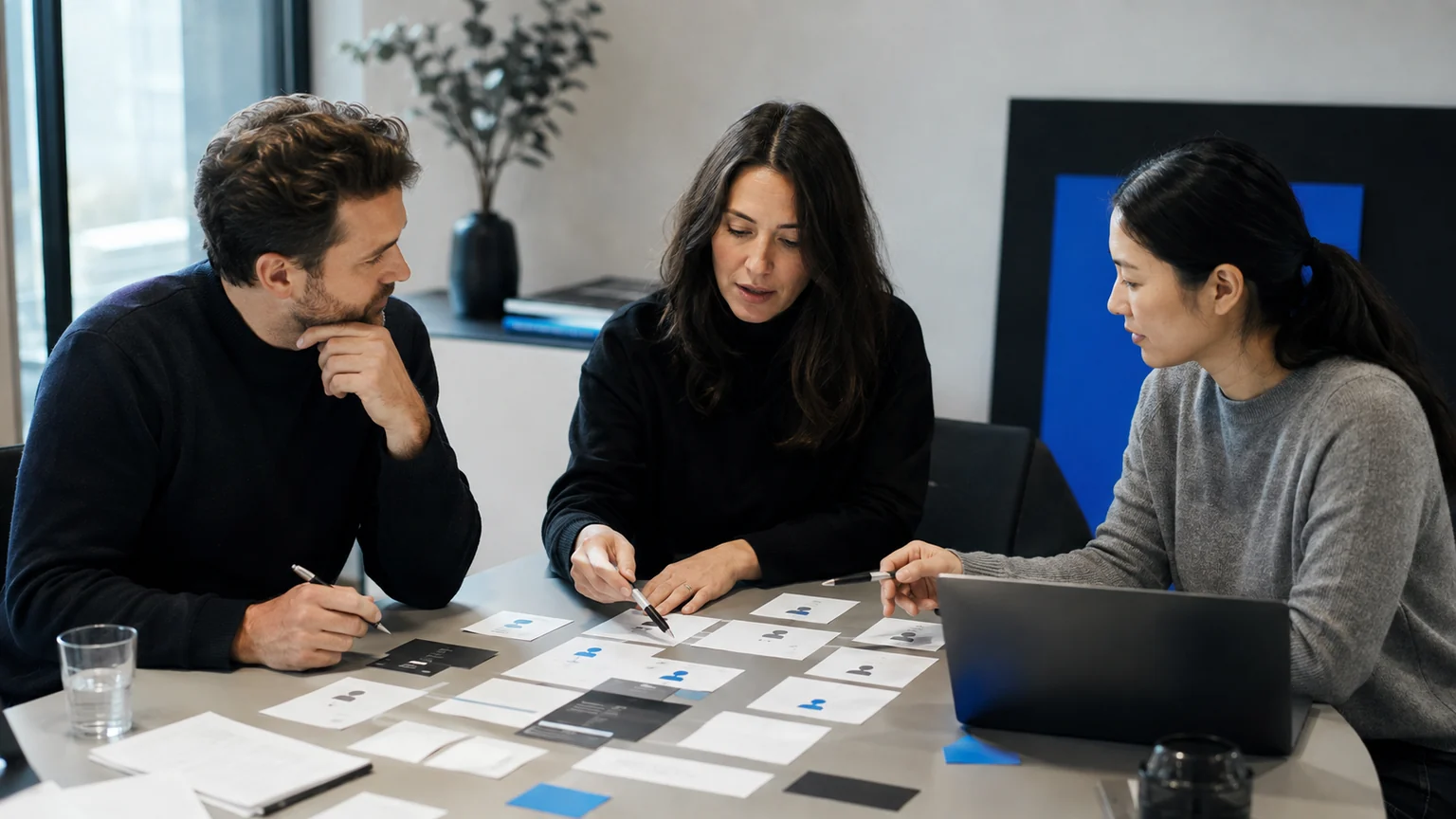 Un team marketing e vendite B2B definisce il gruppo d’acquisto per LinkedIn Ads