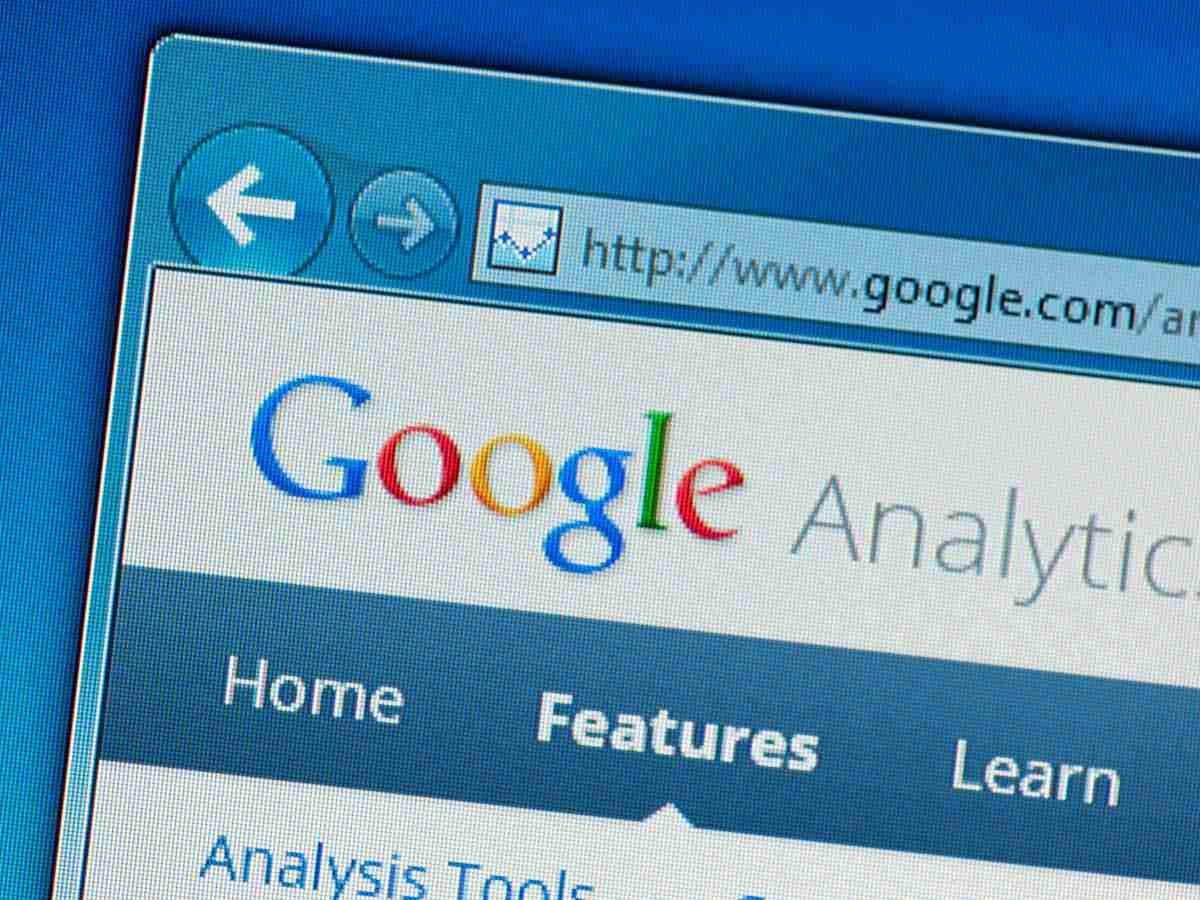 Schermata Google Analytics per SEO Audit