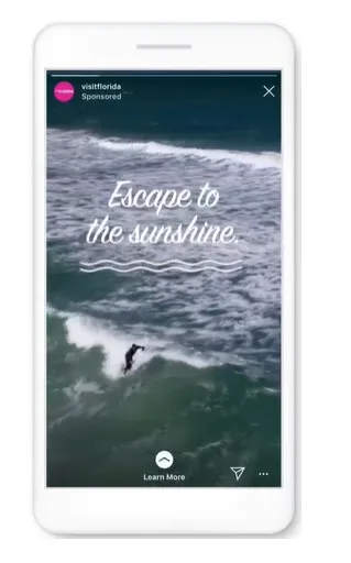 annunci nelle storie facebook e instagram